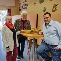 Die SPD Fraktion Barbara Nikola-Bier Stadträtin, Dieter Söllner Ortssprecher, Julian Eibicht Stadtrat